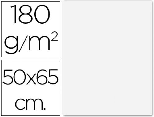 Cartolina extra-branco 500 x 650 mm 180 gr , Guarro , 28350 , 3148950402189